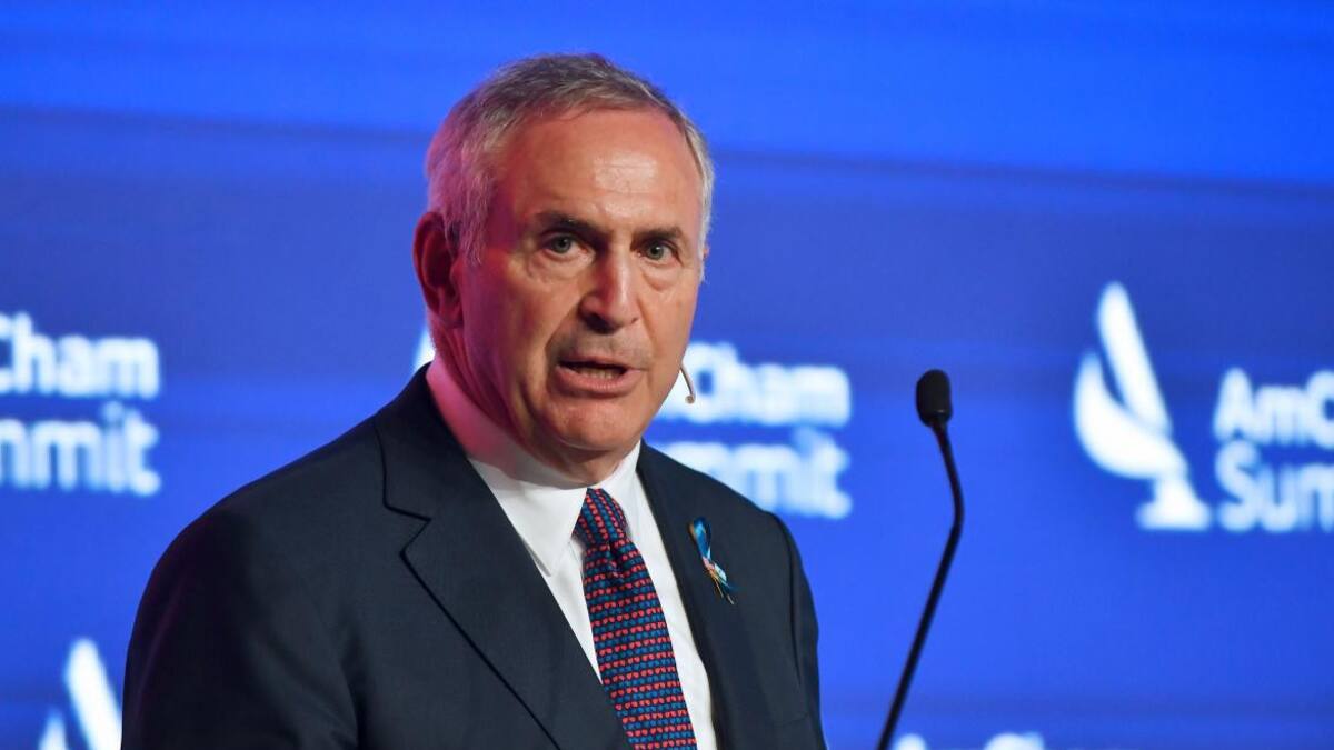 Marc Stanley en el AmCham 2022. Foto: NA.