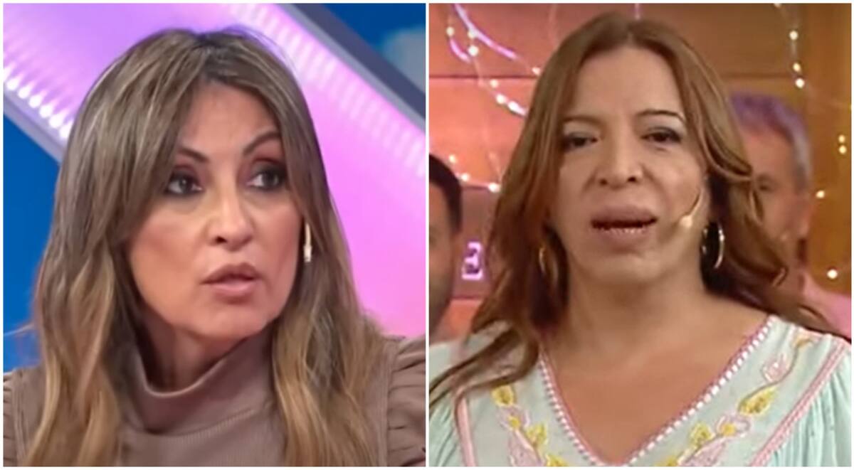 Marcela Tauro y Lizy Tagliani. Fotos: captura América TV - Telefe.