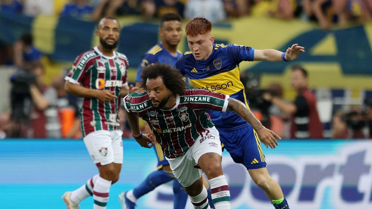 Marcelo; Boca vs. Fluminense; Copa Libertadores. Foto: Reuters.
