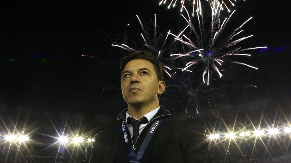 Marcelo Gallardo - River campeón de la Recopa Sudamericana (Reuters)
