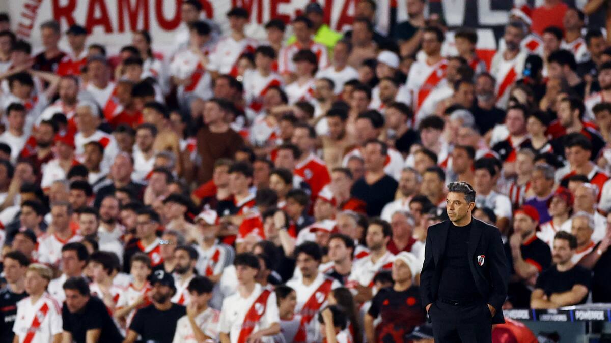 Marcelo Gallardo, entrenador de River. Foto: Reuters.