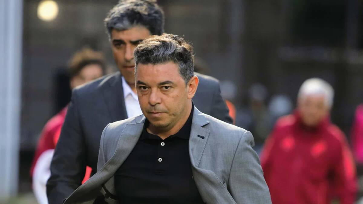 Marcelo Gallardo, entrenador de River Plate. Foto: NA.