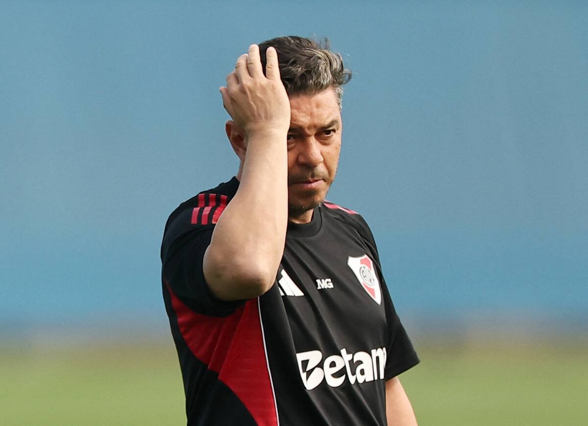 Marcelo Gallardo, entrenador de River Plate. Foto: Reuters/Agustin Marcarian