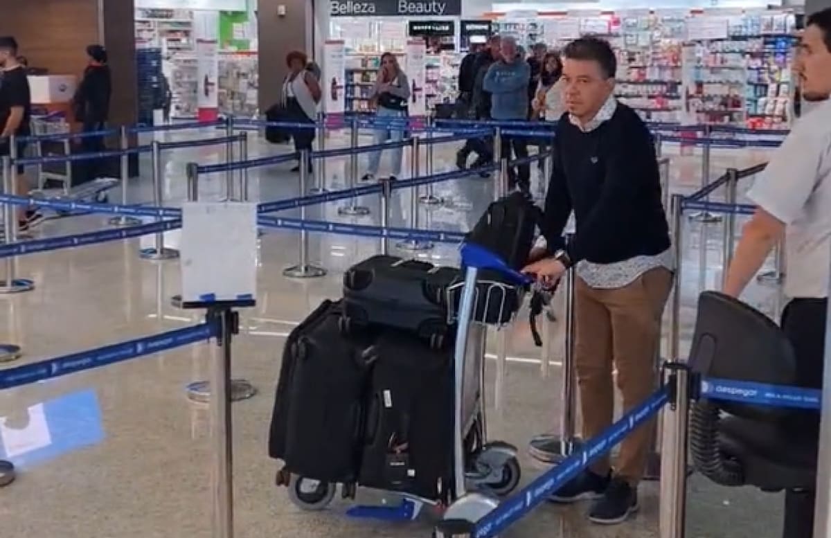 Marcelo Gallardo rumbo a Arabia Saudita. Foto: X