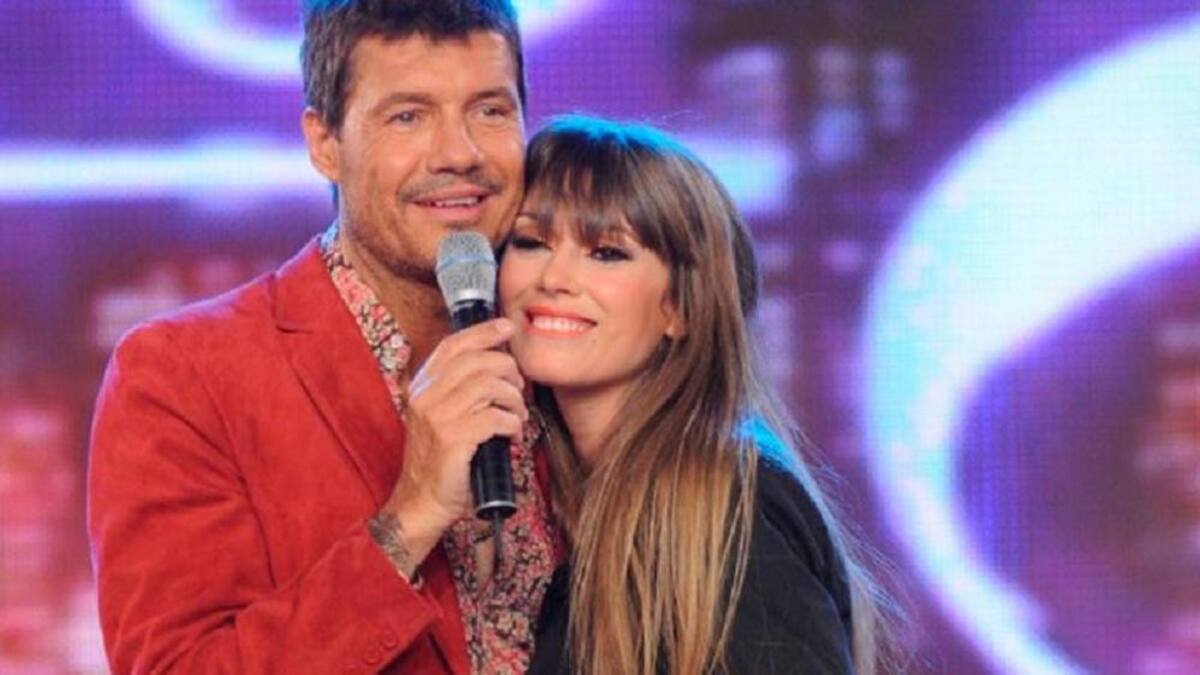Marcelo Tinelli y Coki Ramírez. Foto: captura eltrece.
