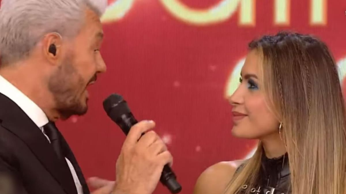Marcelo Tinelli y Millet Figueroa. Foto: captura de pantalla.