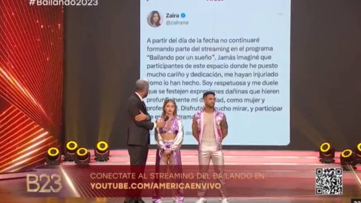 Marcelo Tinelli y su enojo con Zaira Nara. Foto: Captura de video.