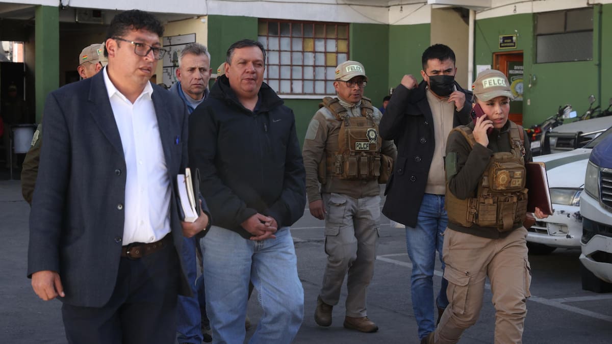 Marcelo Zegarra, uno de los militares arrestados por el intento golpe de Estado en Bolivia. Foto: EFE