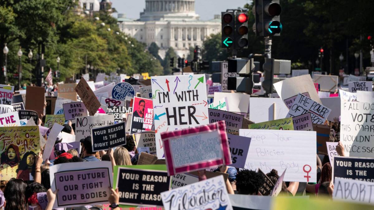 Marcha a favor del aborto en EEUU. Foto: EFE