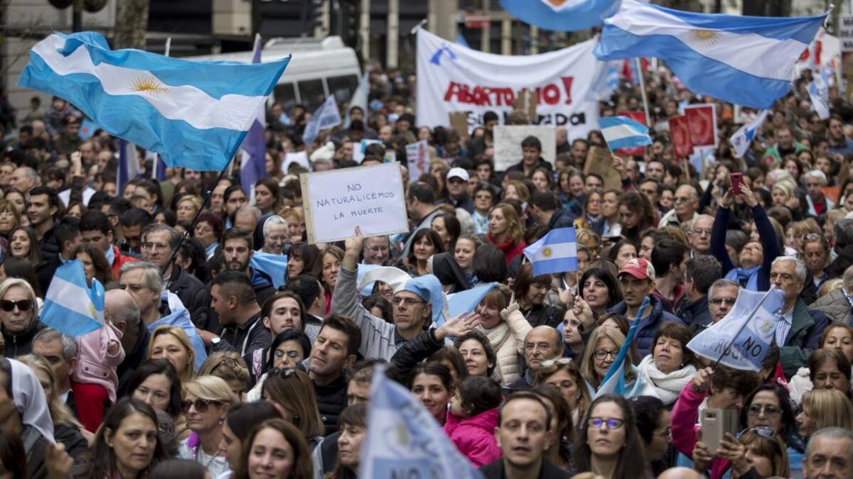 Marcha antiaborto - Congreso