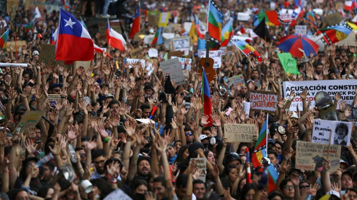 Marcha Chile, protestas, REUTERS
