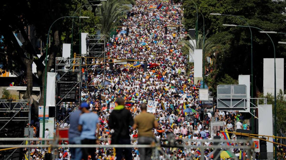 Marcha contra Maduro en Venezuela (Reuters)