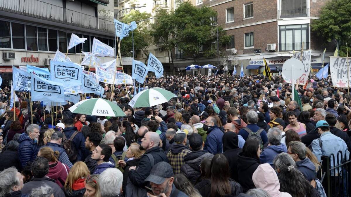 Marcha de apoyo a Cristina Kirchner, Recoleta, NA