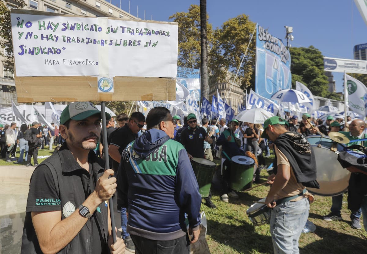 Marcha de la CGT por el Día del Trabajador.