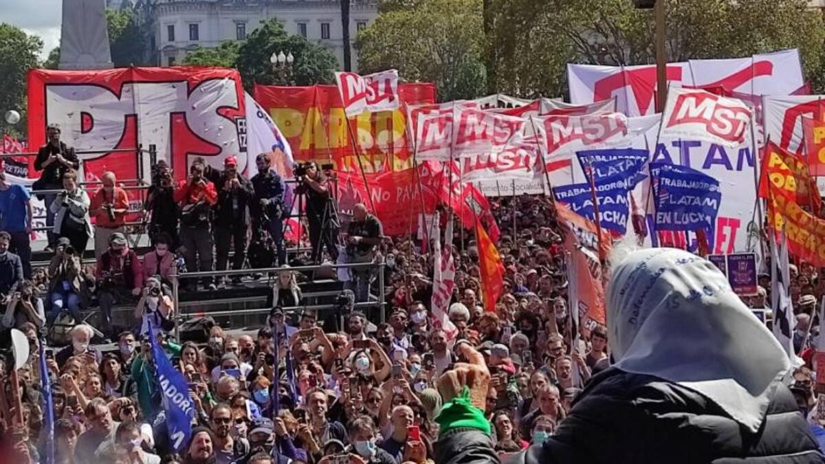 Marcha de la Izquierda por el Día de la Memoria, Verdad y Justicia, AGENCIA NA