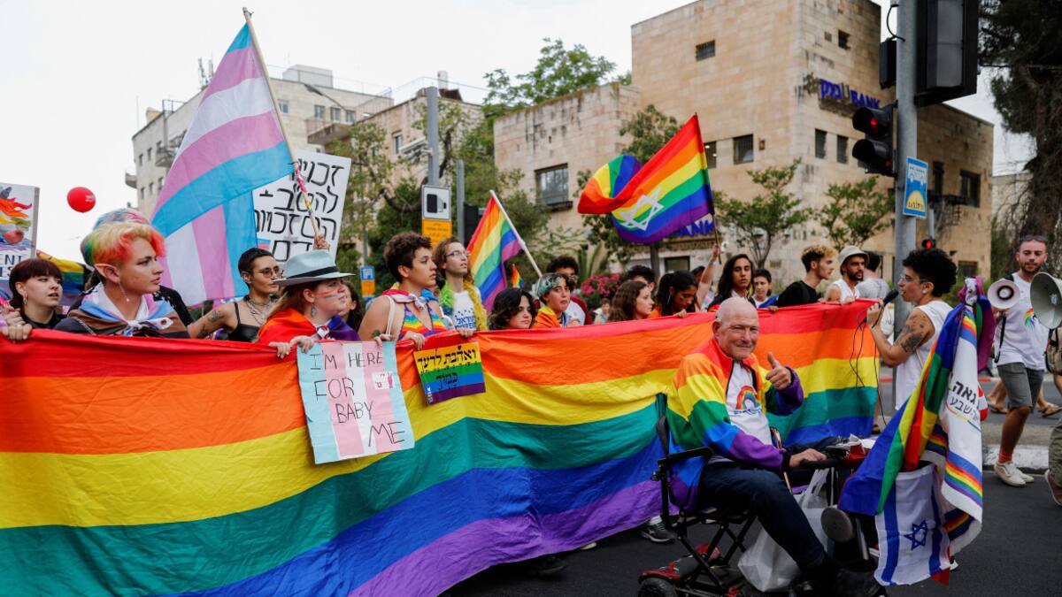 Marcha del Orgullo en Jerusalén, Israel. Foto: Reuters.