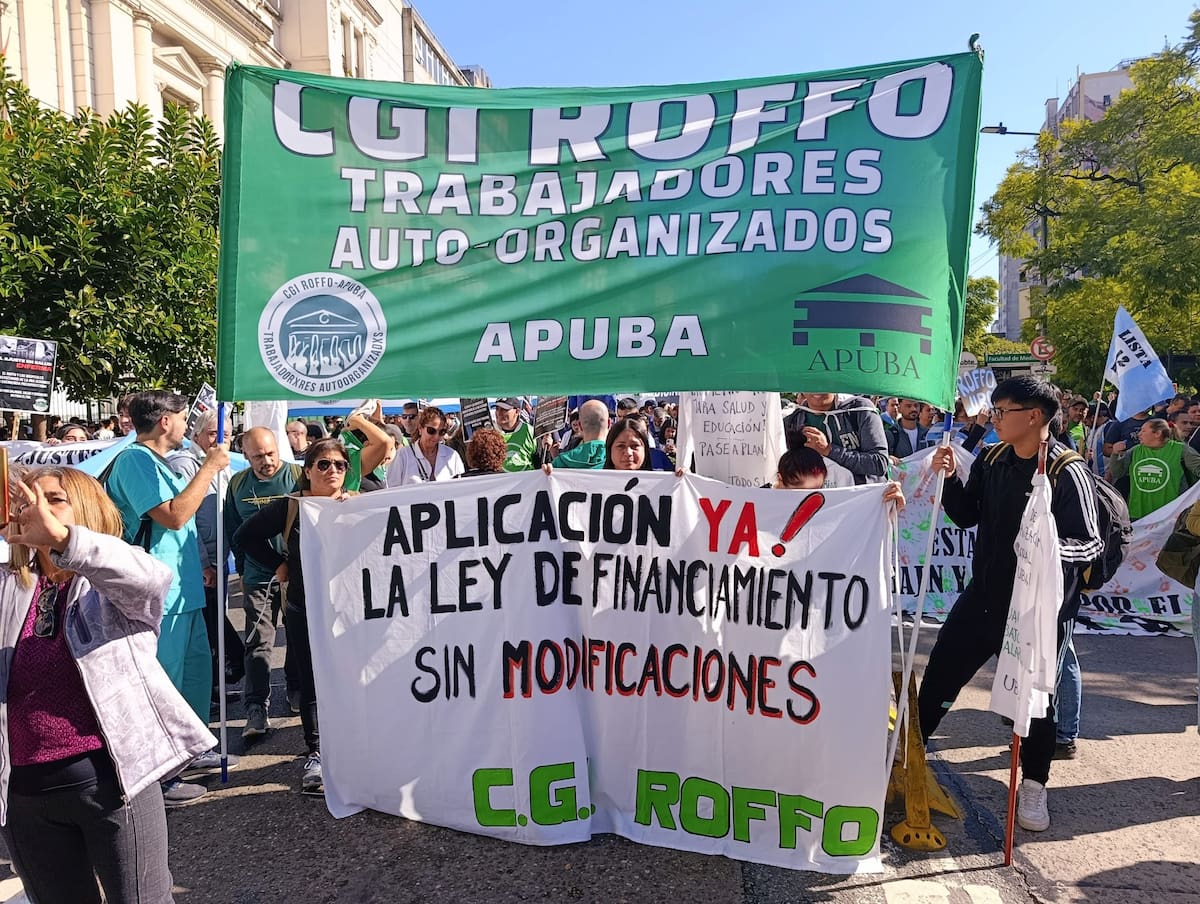 Marcha Federal Universitaria del martes 12 de mayo