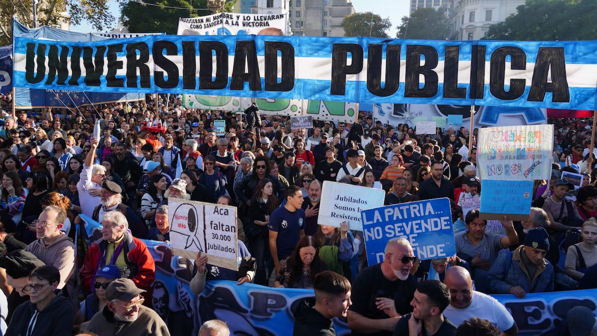 Marcha Federal Universitaria: el Gobierno calificó a la manifestación de “opositora” y desmintió la falta de pago