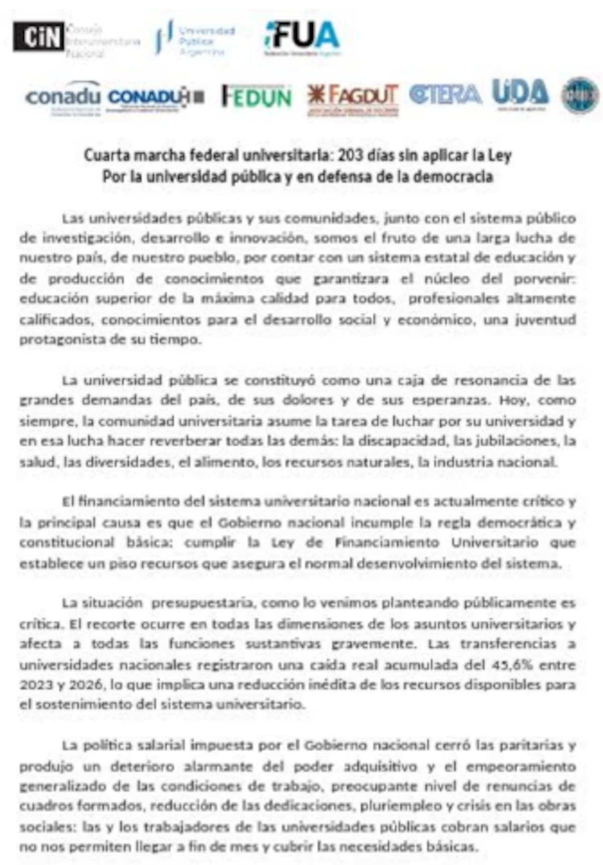 Marcha Federal Universitaria