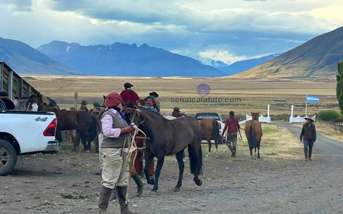 Marcha Fernando Font Estrugamou en El Calafate.