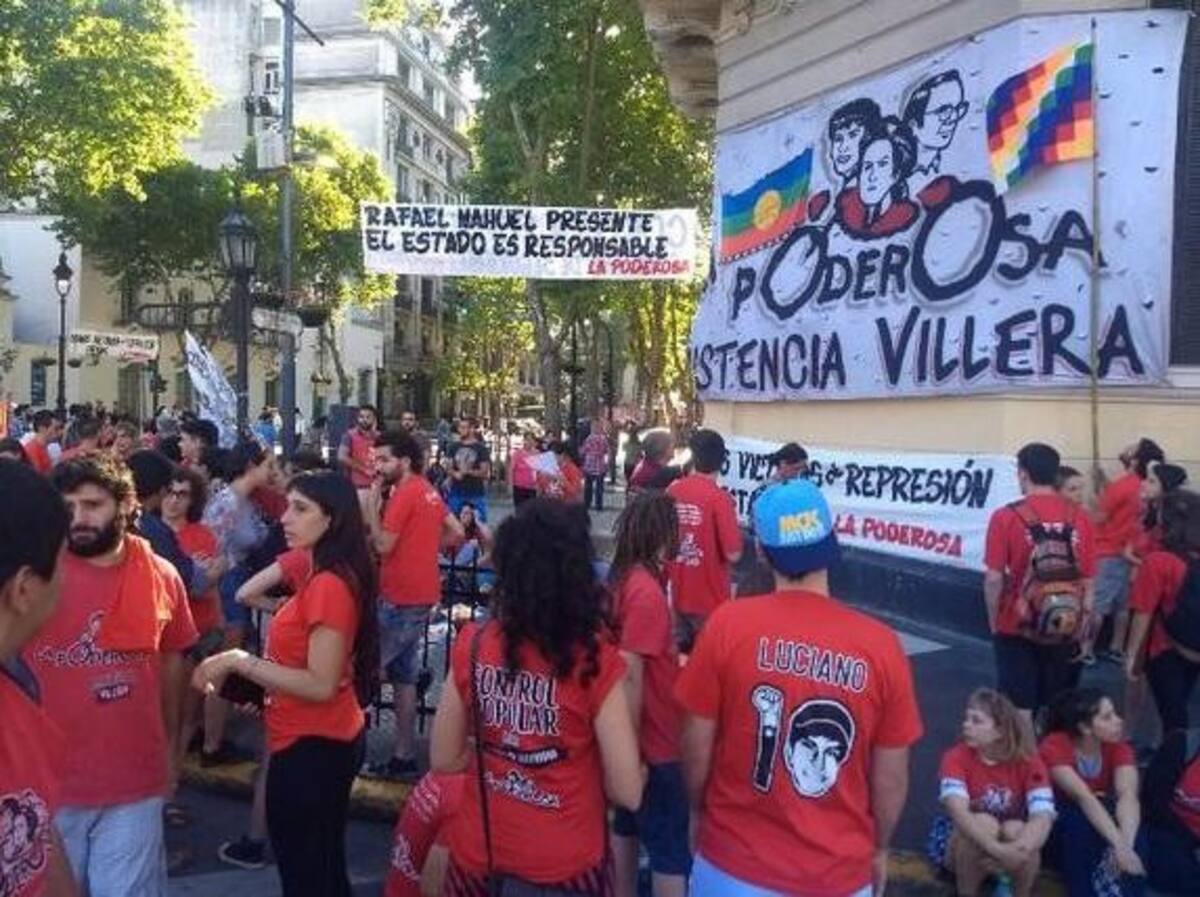 Marcha mapuche asesinado