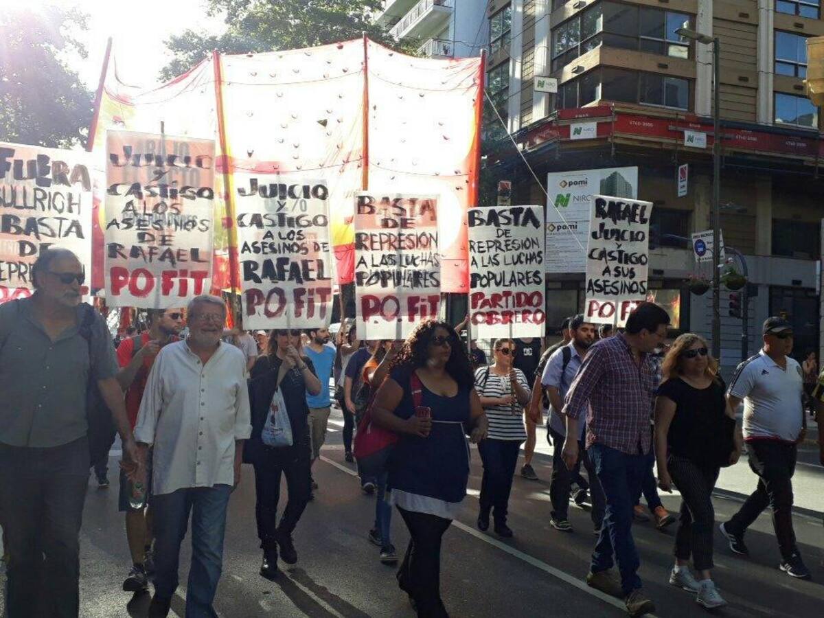 Marcha mapuche asesinado