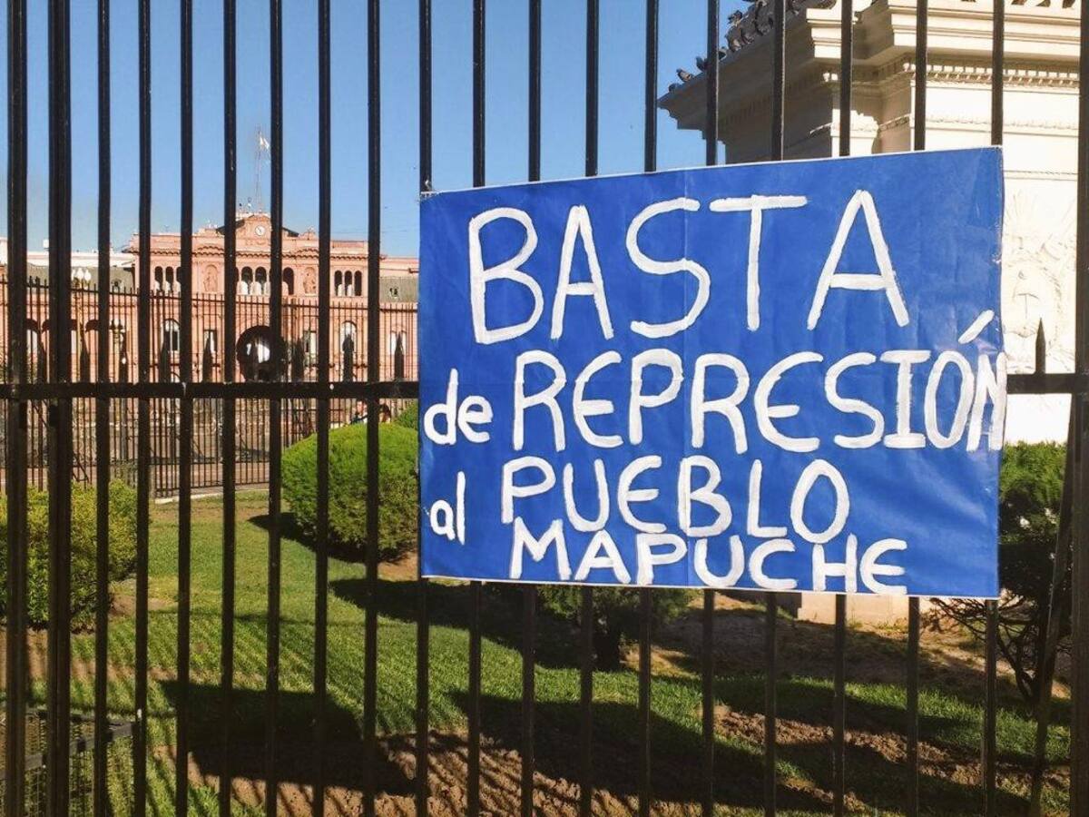 Marcha mapuche asesinado