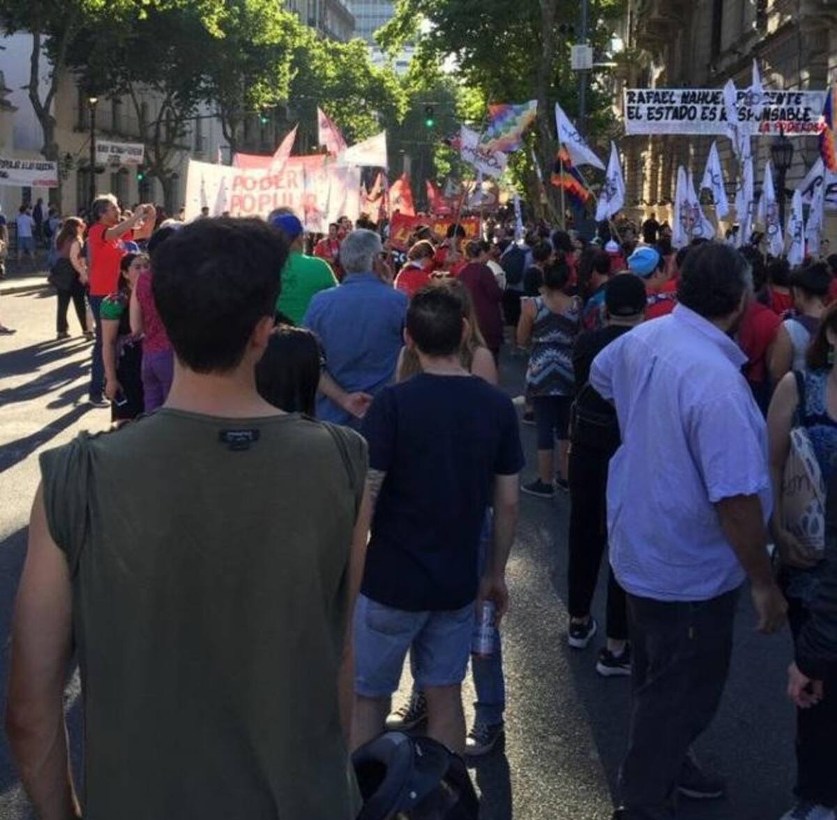 Marcha mapuche asesinado