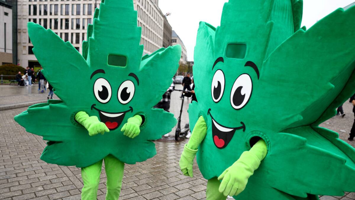 Marcha por la legalización de la marihuana en Alemania. Foto: Reuters.