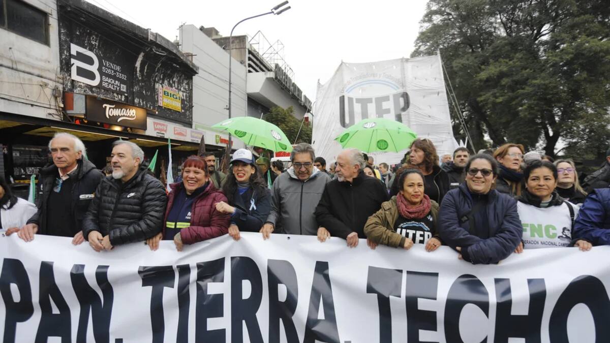 San Cayetano: así fue la masiva marcha desde Liniers a Plaza de Mayo
