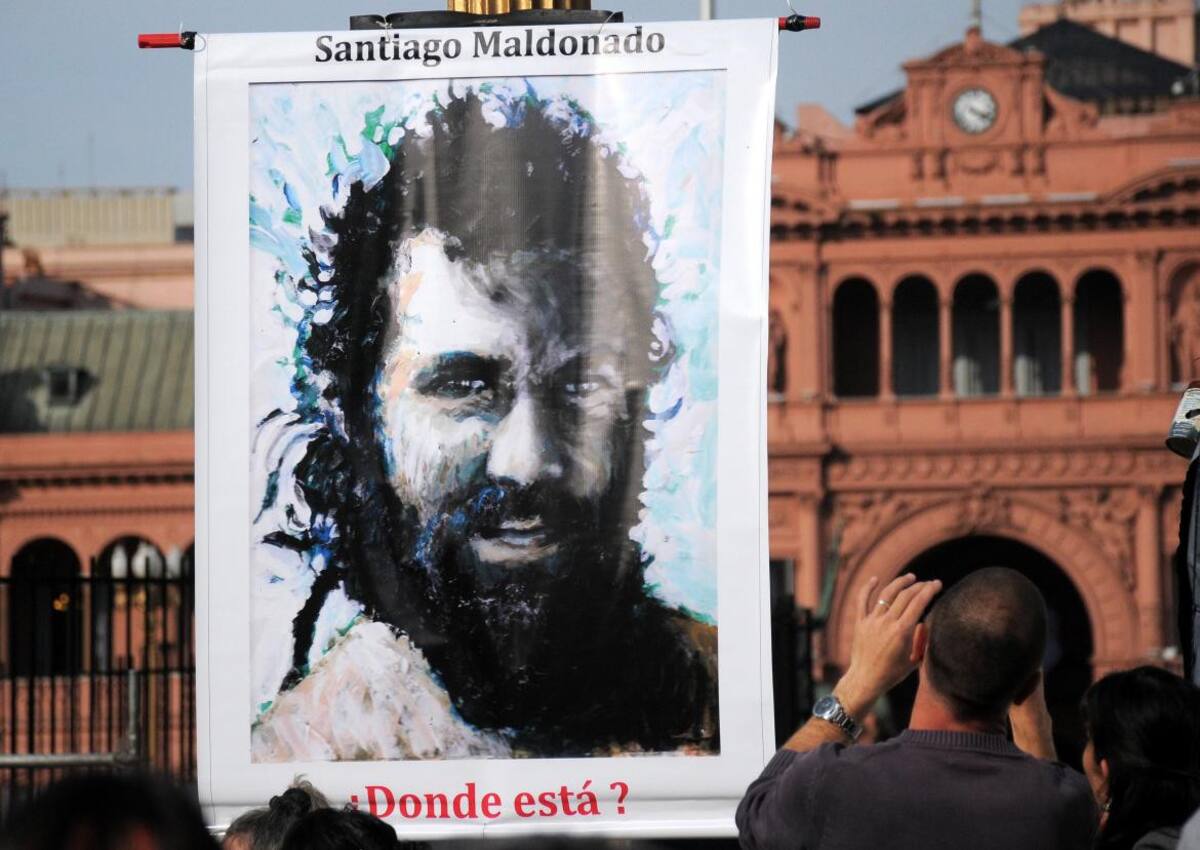 Marcha por Santiago Maldonado en Plaza de Mayo (NA)