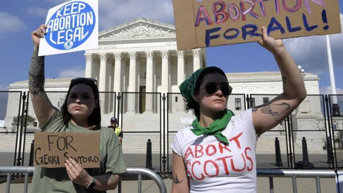 Marchas a favor del aborto. Foto: EFE.