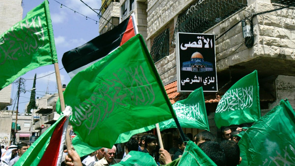 Marchas en apoyo a Hamás en Gaza.
