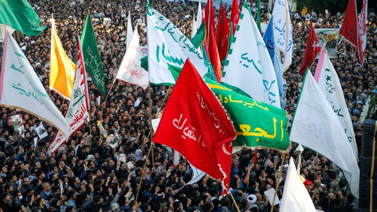 Marchas en Irán tras las muerte de Qasem Soleimani, REUTERS