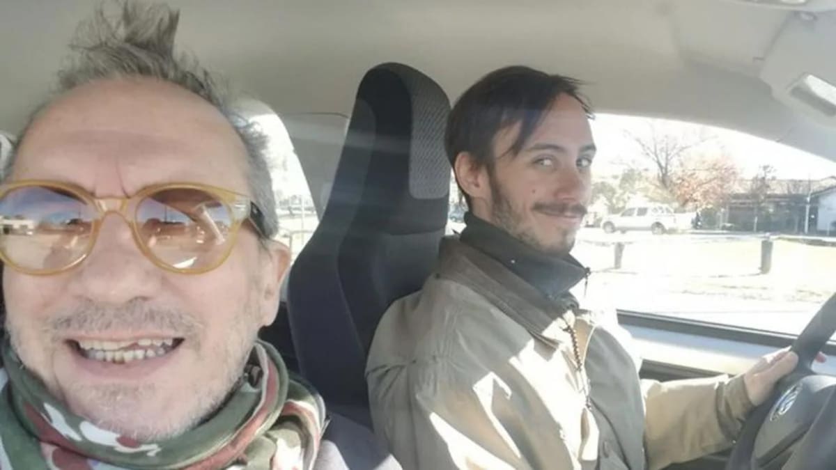 Marciano Cantero y su hijo Javier. Foto: Diario UNO