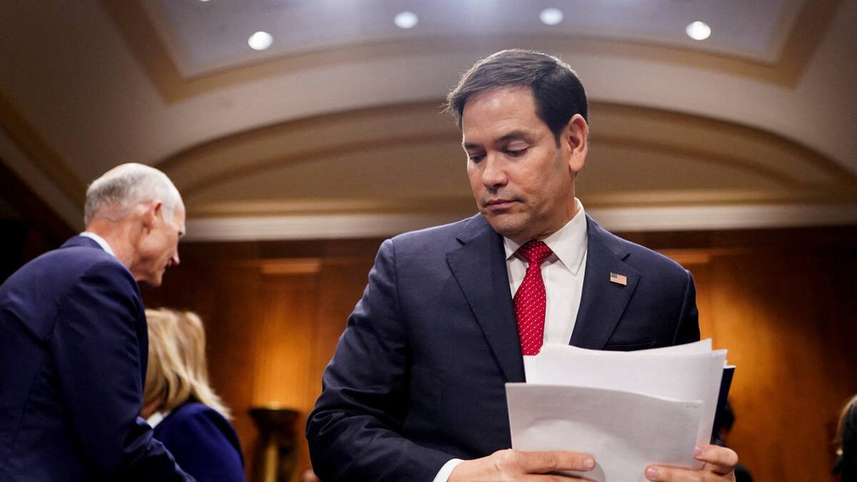 Marco Rubio, secretario de Estado de Estados Unidos. Foto: Reuters.