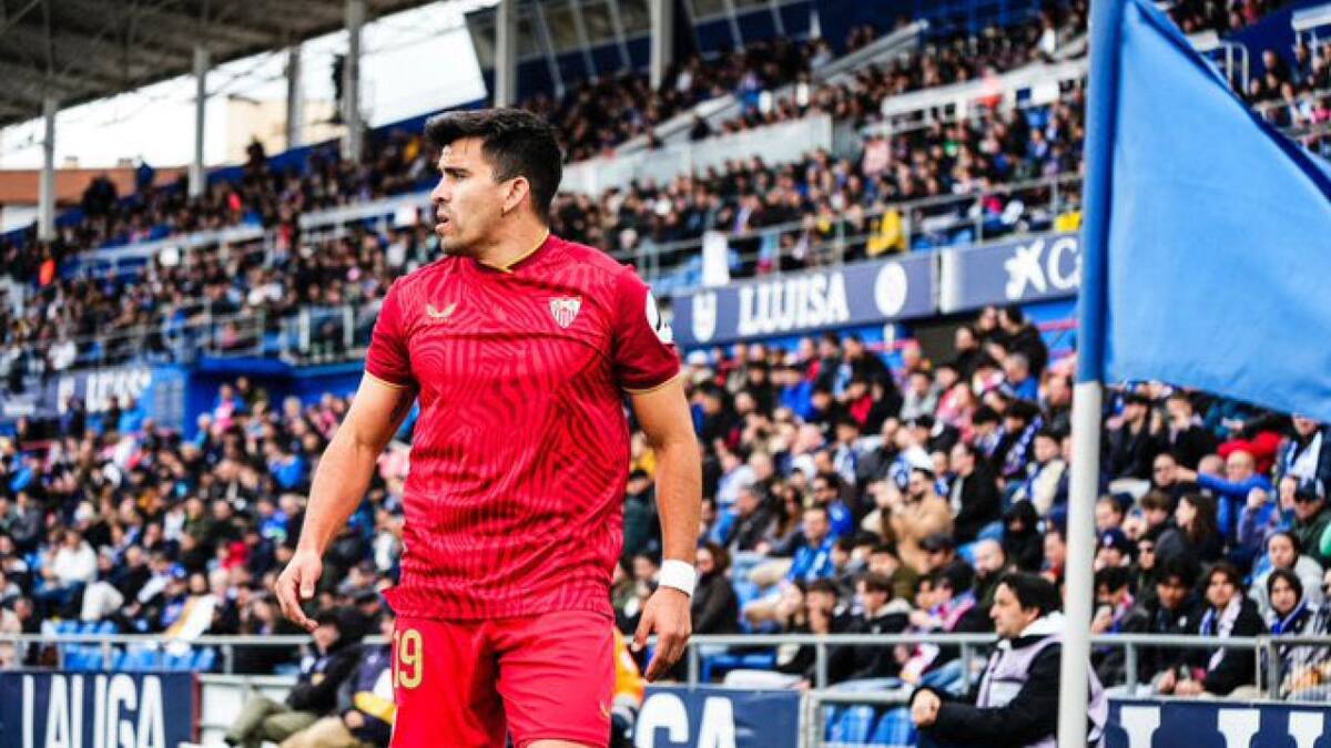 Marcos Acuña, Sevilla. Foto: redes sociales