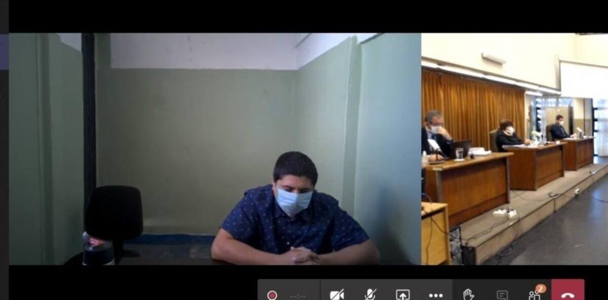 Marcos Bazán en el juicio por el crimen de Anahí Benítez