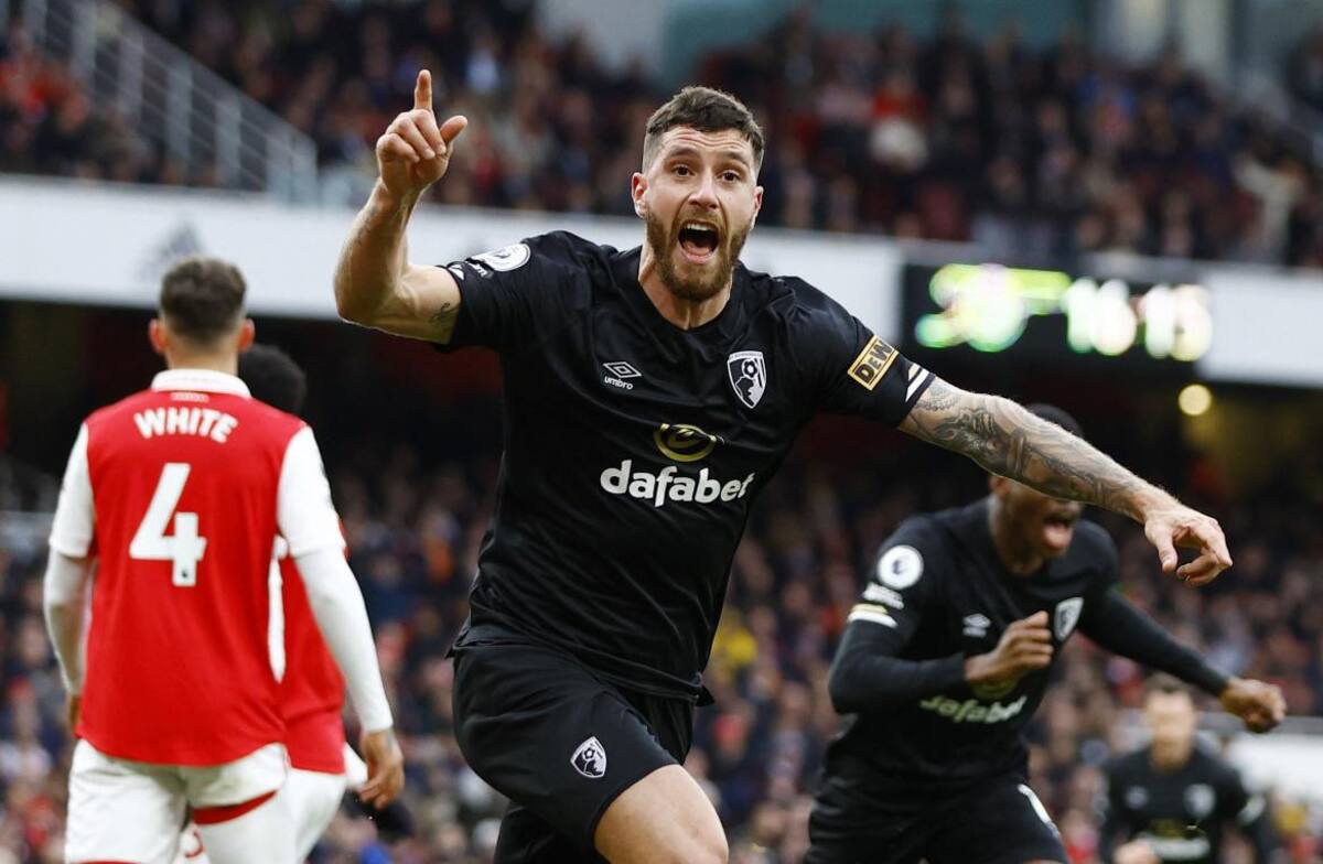 Marcos Senesi, Arsenal vs Bournemouth, Premier League. REUTERS