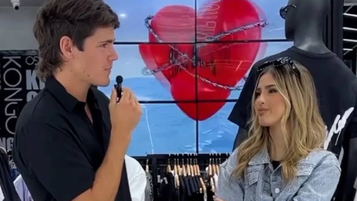 Marcos y Julieta, ex GH. Foto: captura video