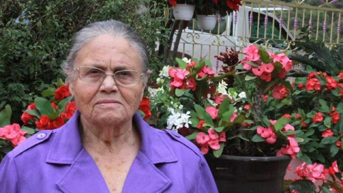 María Consuelo Loera, madre de "El Chapo" Guzmán. Foto: X.