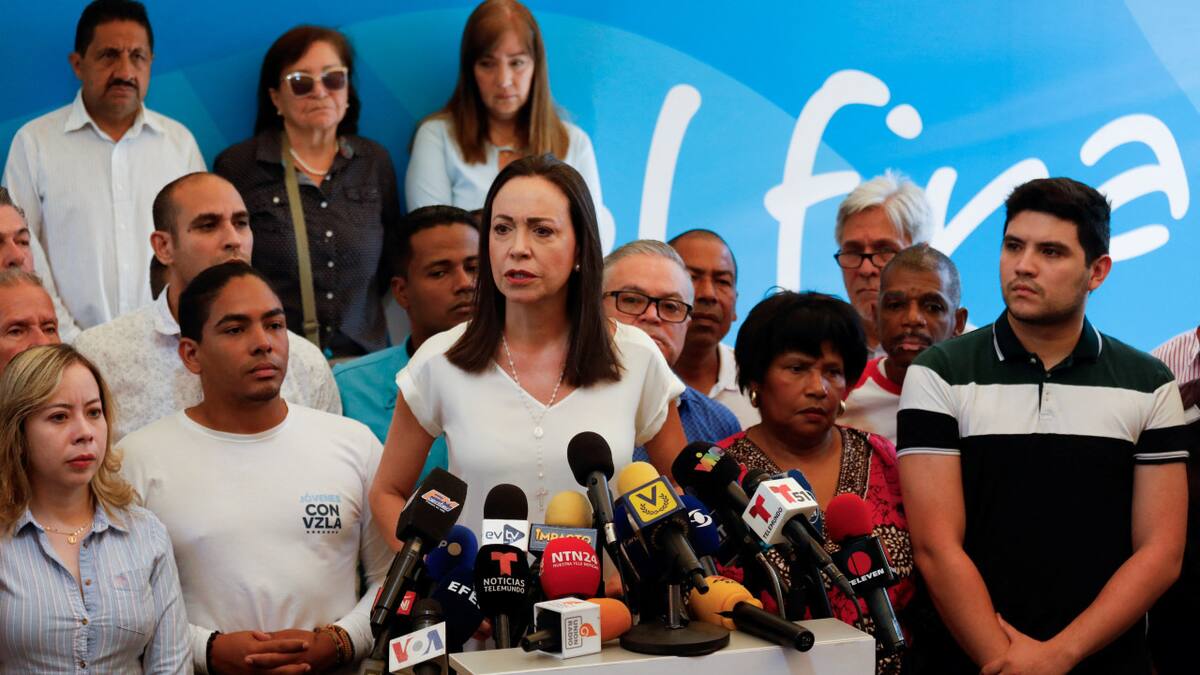 María Corina Machado. Foto: REUTERS.
