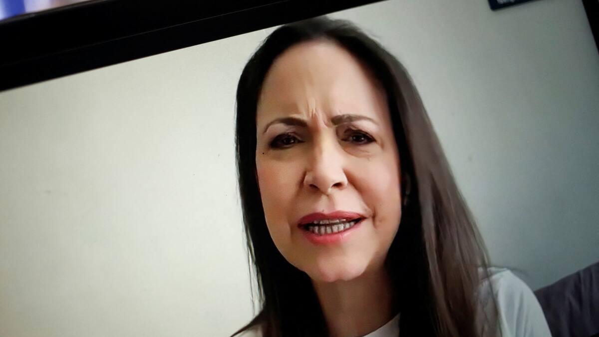 María Corina Machado. Foto: REUTERS.