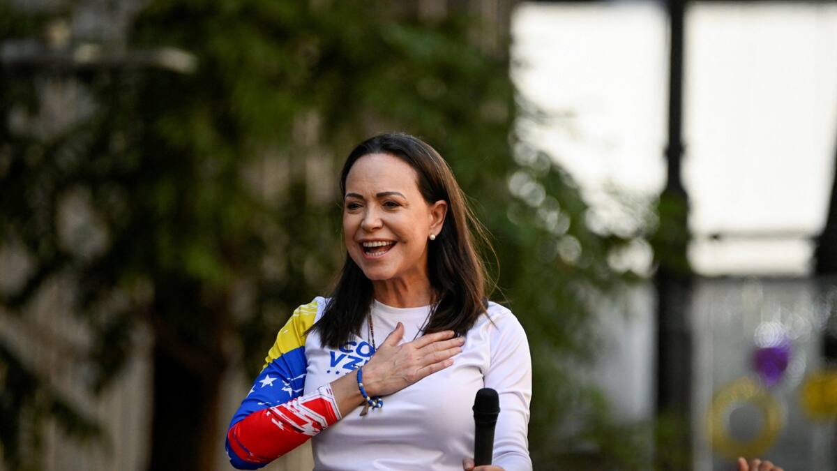 María Corina Machado, líder de la oposición venezolana. Foto: Reuters