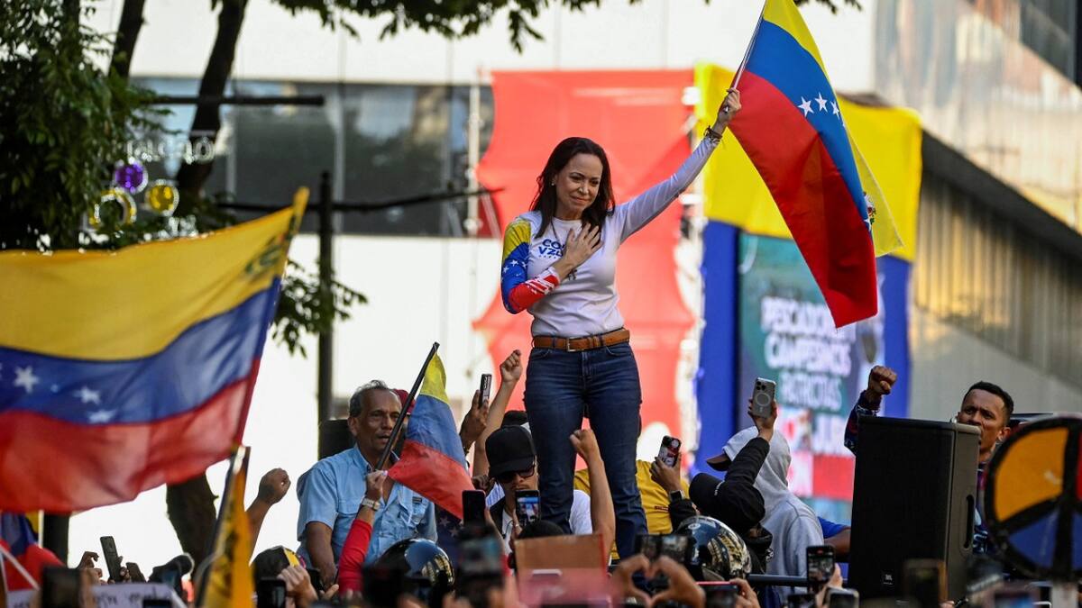 María Corina Machado, líder de la oposición venezolana. Foto: Reuters