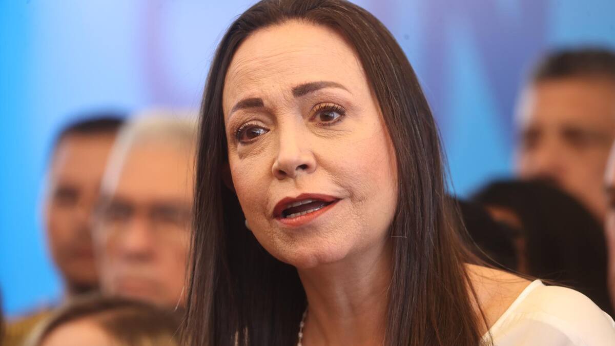 María Corina Machado, líder opositora de Venezuela. Foto: EFE