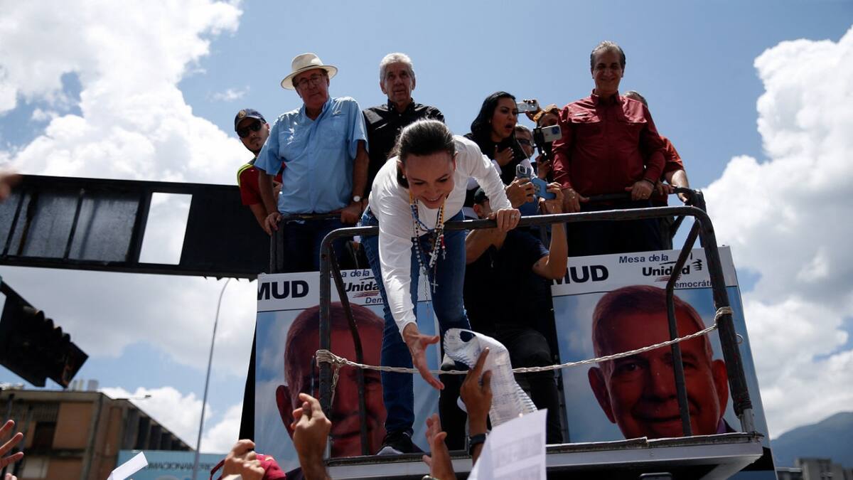 María Corina Machado, Venezuela. Foto: Reuters