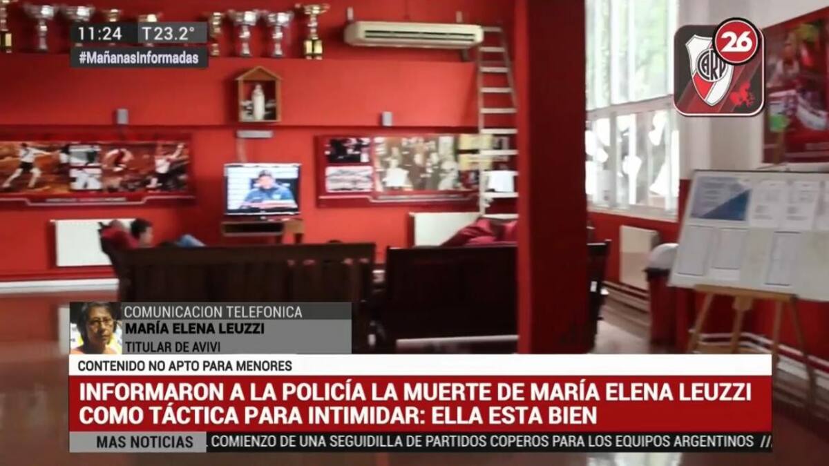 María Elena Leuzzi en Mañanas Informadas tras amenaza de muerte (Canal 26)
