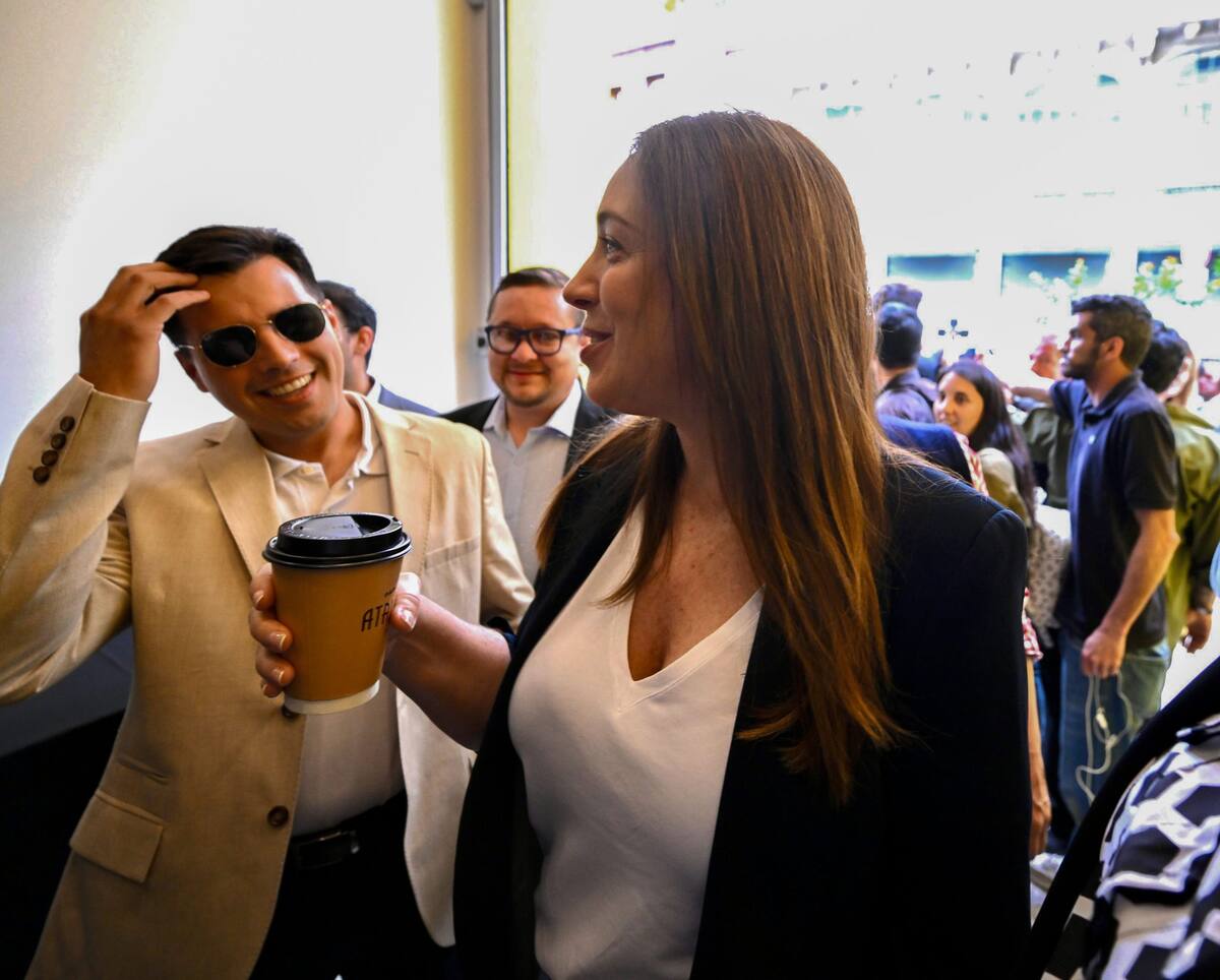 María Eugenia Vidal posterior a la reunión del PRO