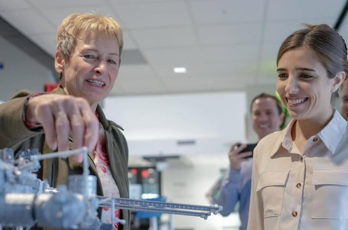 María Noel de Castro Campos estudia y practica para ser la primera astronauta argentina. Foto: Instagram / noel.decastro.